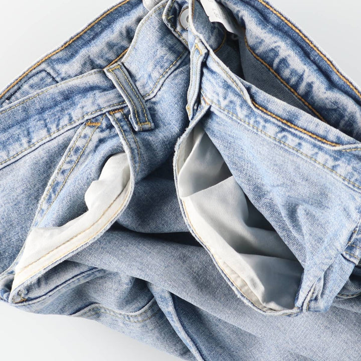 00'S Levi's SILVER TAB BAGGY tapered denim pants for men, size w34 cotton blue type Vintage Second Hand