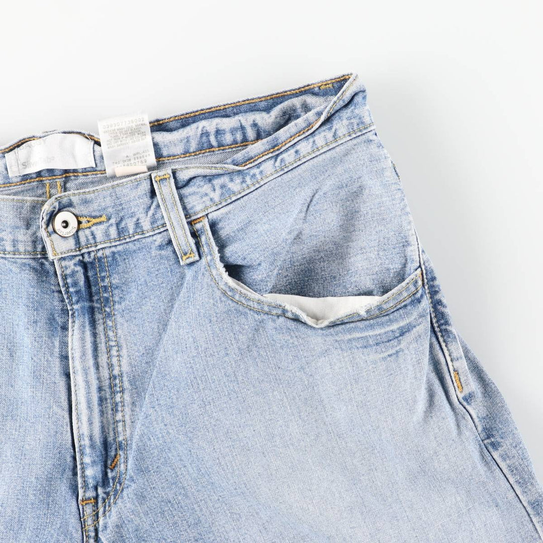 00'S Levi's SILVER TAB BAGGY tapered denim pants for men, size w34 cotton blue type Vintage Second Hand