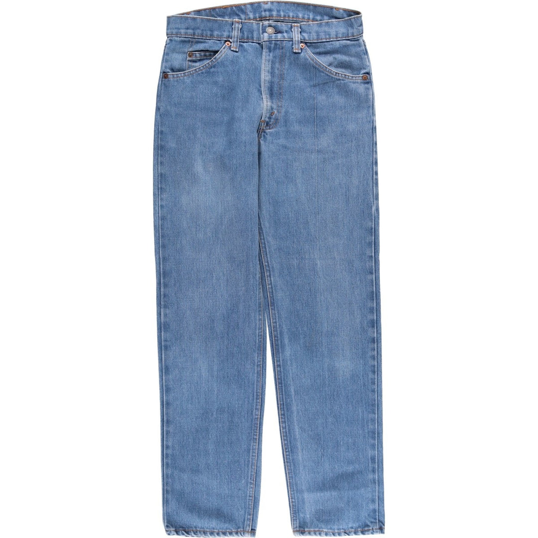 Vintage 1980'S Levi's 505-0916 Orange Tab Tapered Denim Pants, Men's Size W31 cotton blue type Vintage Second Hand