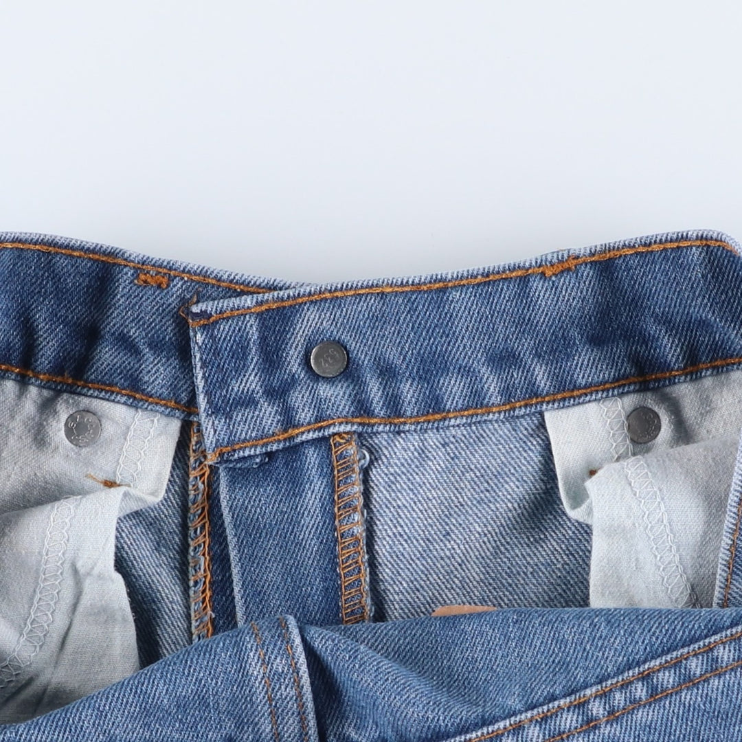 Vintage 1980'S Levi's 505-0916 Orange Tab Tapered Denim Pants, Men's Size W31 cotton blue type Vintage Second Hand