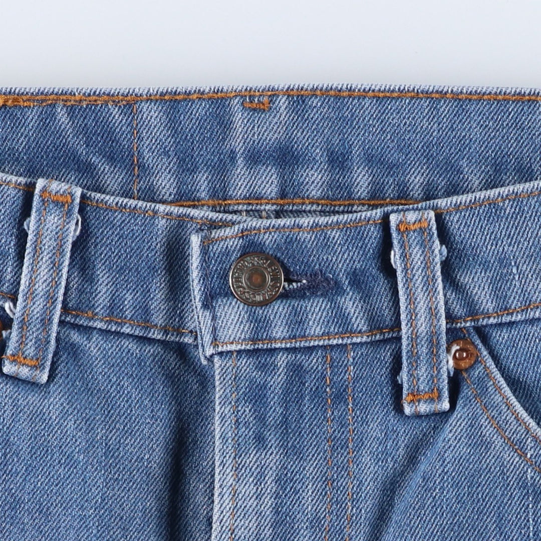 Vintage 1980'S Levi's 505-0916 Orange Tab Tapered Denim Pants, Men's Size W31 cotton blue type Vintage Second Hand