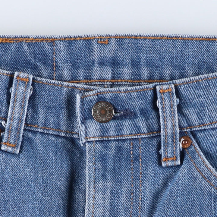 Vintage 1980'S Levi's 505-0916 Orange Tab Tapered Denim Pants, Men's Size W31 cotton blue type Vintage Second Hand