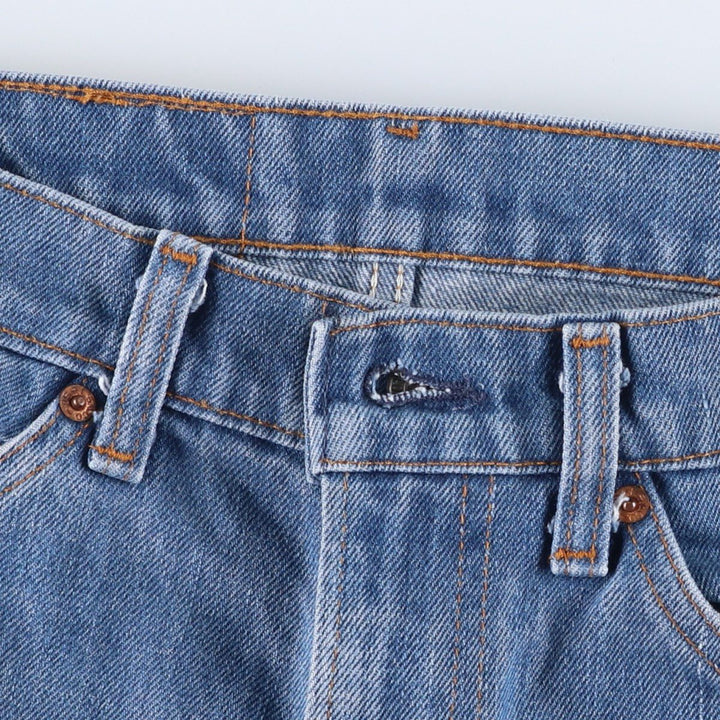 Vintage 1980'S Levi's 505-0916 Orange Tab Tapered Denim Pants, Men's Size W31 cotton blue type Vintage Second Hand