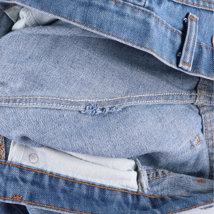 Vintage 1980'S Levi's 505-0916 Orange Tab Tapered Denim Pants, Men's Size W31 cotton blue type Vintage Second Hand