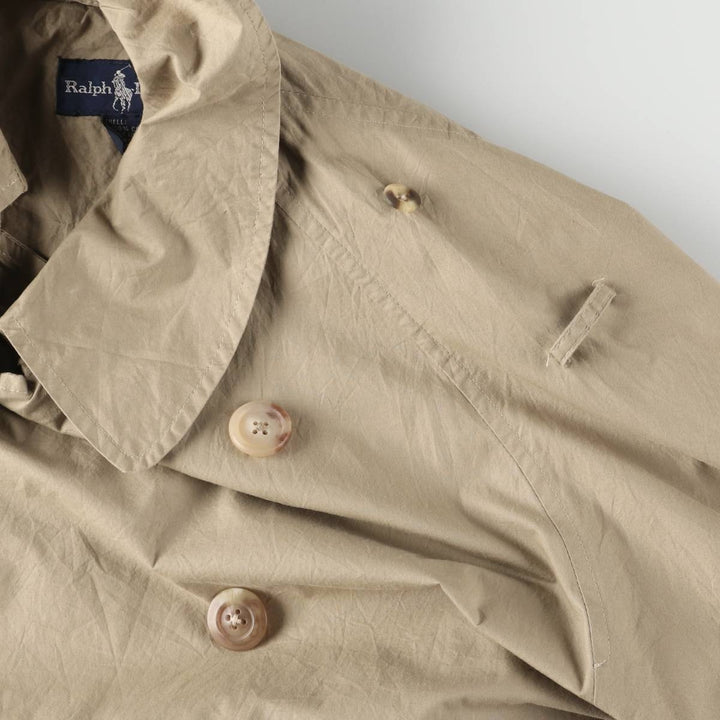 Ralph Lauren trench coat, men's size M cotton Beige type Vintage Second Hand