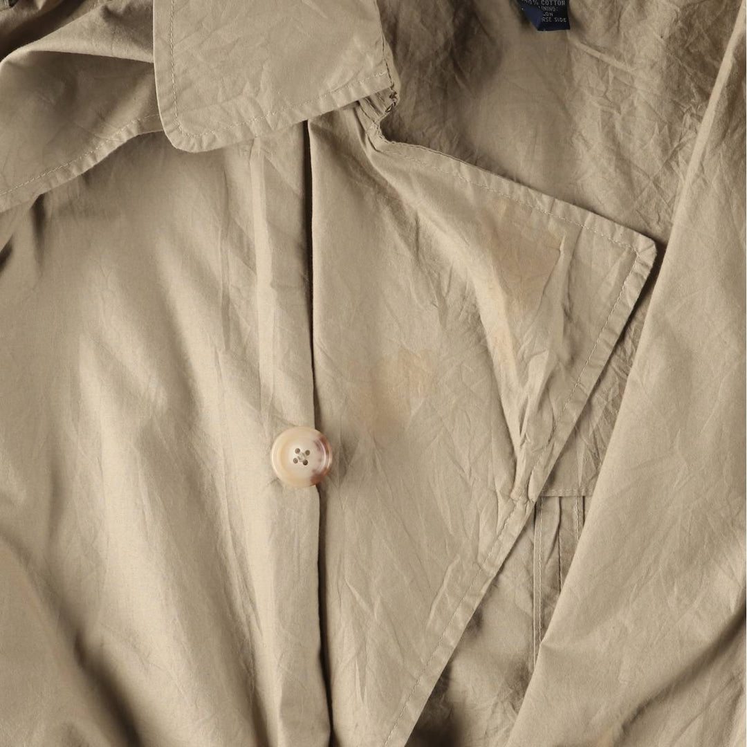 Ralph Lauren trench coat, men's size M cotton Beige type Vintage Second Hand