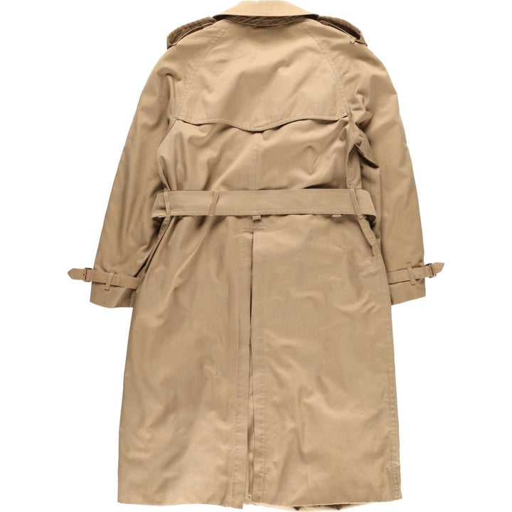 Burberry's trench coat, made in England, size L polyester Beige type Vintage Second Hand