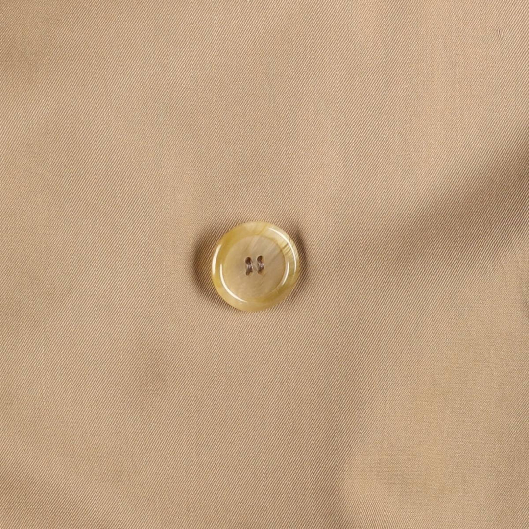 Burberry's trench coat, made in England, size L polyester Beige type Vintage Second Hand