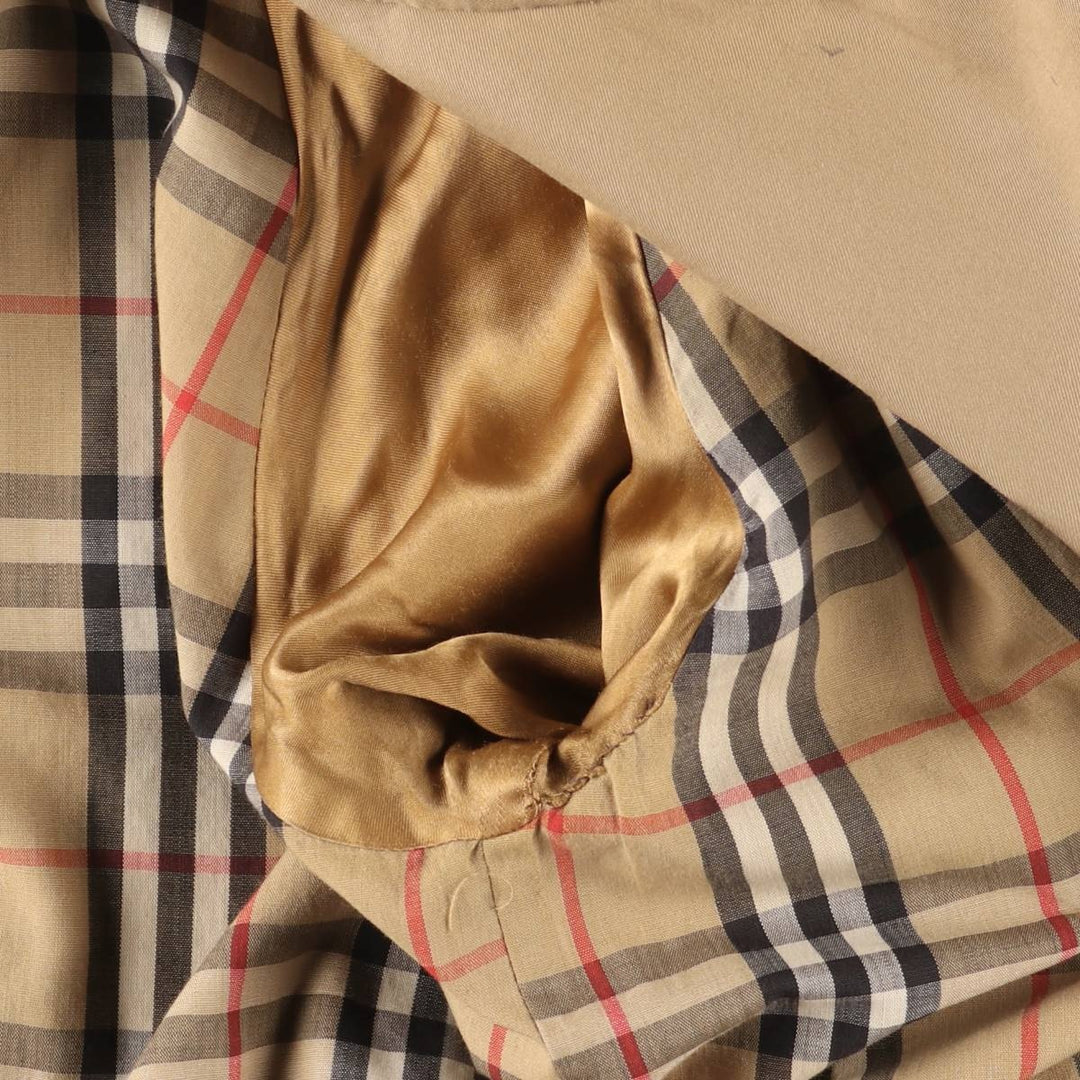 Burberry's trench coat, made in England, size L polyester Beige type Vintage Second Hand