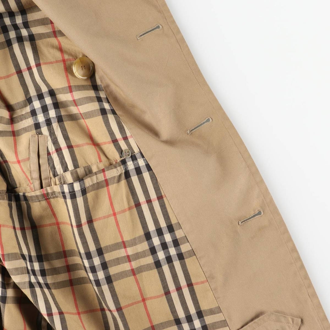 Burberry's trench coat, made in England, size L polyester Beige type Vintage Second Hand