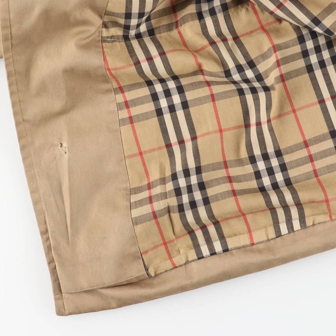 Burberry's trench coat, made in England, size L polyester Beige type Vintage Second Hand