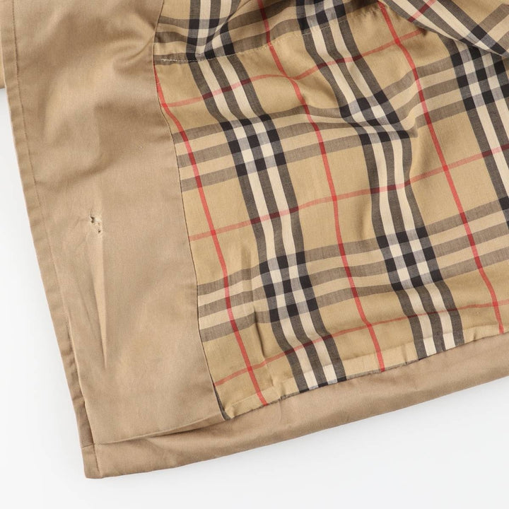 Burberry's trench coat, made in England, size L polyester Beige type Vintage Second Hand