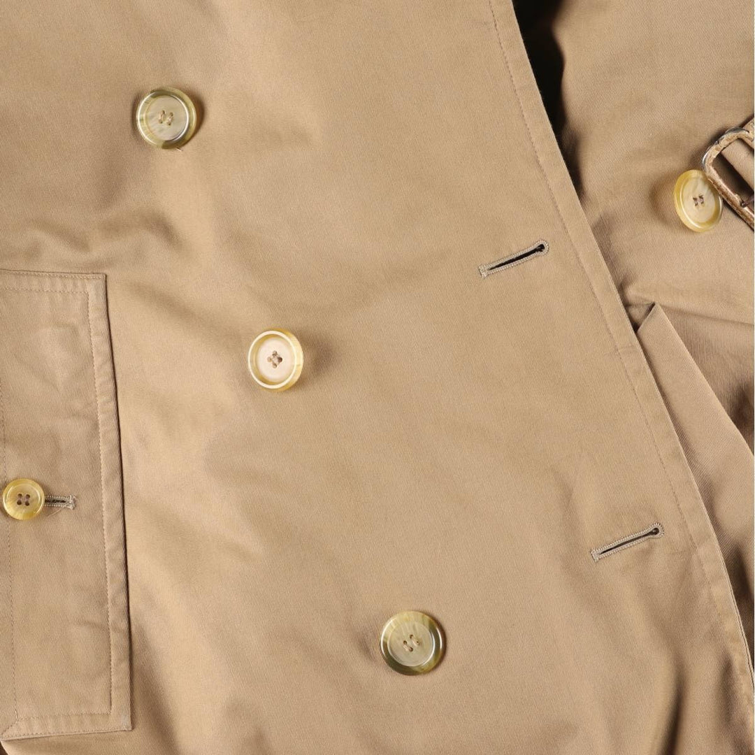 Burberry's trench coat, made in England, size L polyester Beige type Vintage Second Hand