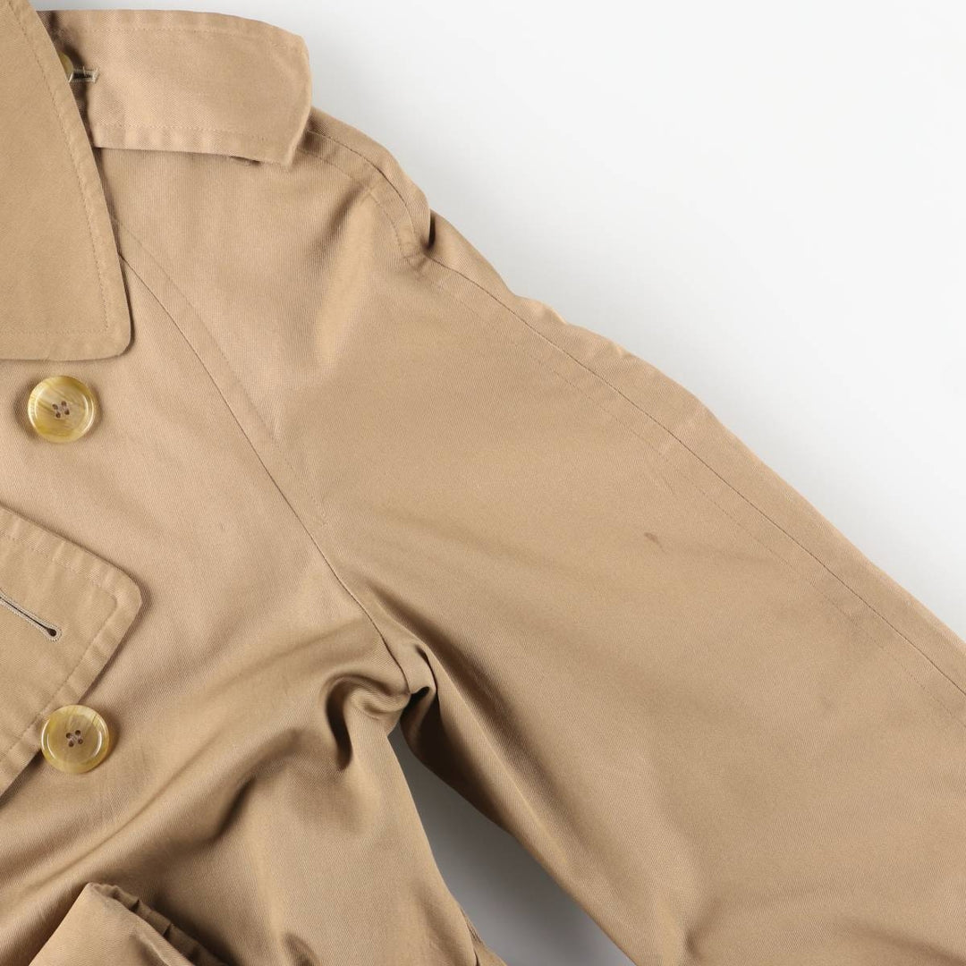 Burberry's trench coat, made in England, size L polyester Beige type Vintage Second Hand