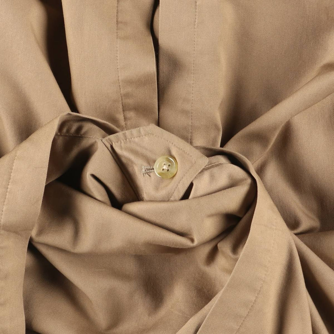 Burberry's trench coat, made in England, size L polyester Beige type Vintage Second Hand