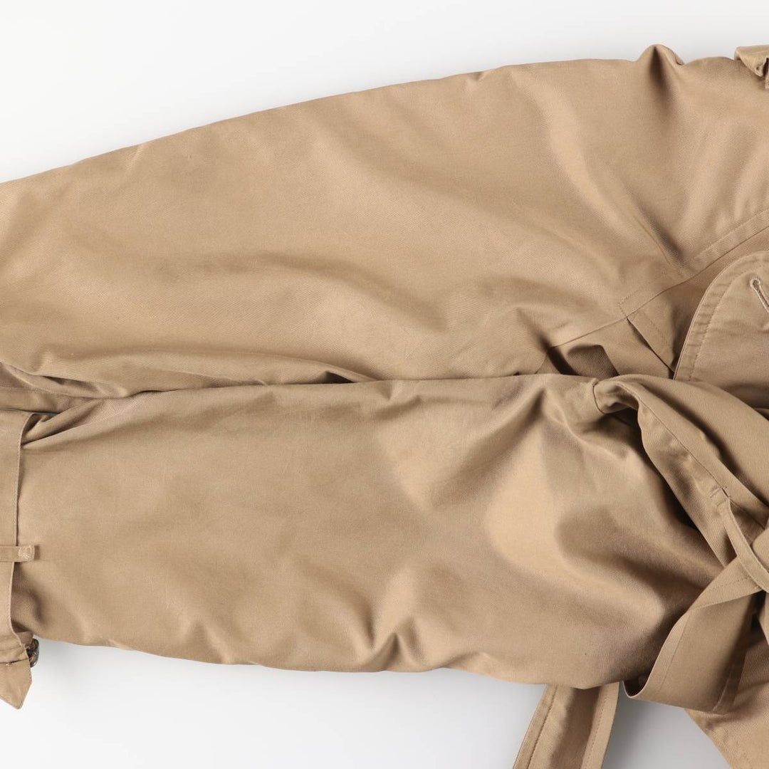 Burberry's trench coat, made in England, size L polyester Beige type Vintage Second Hand