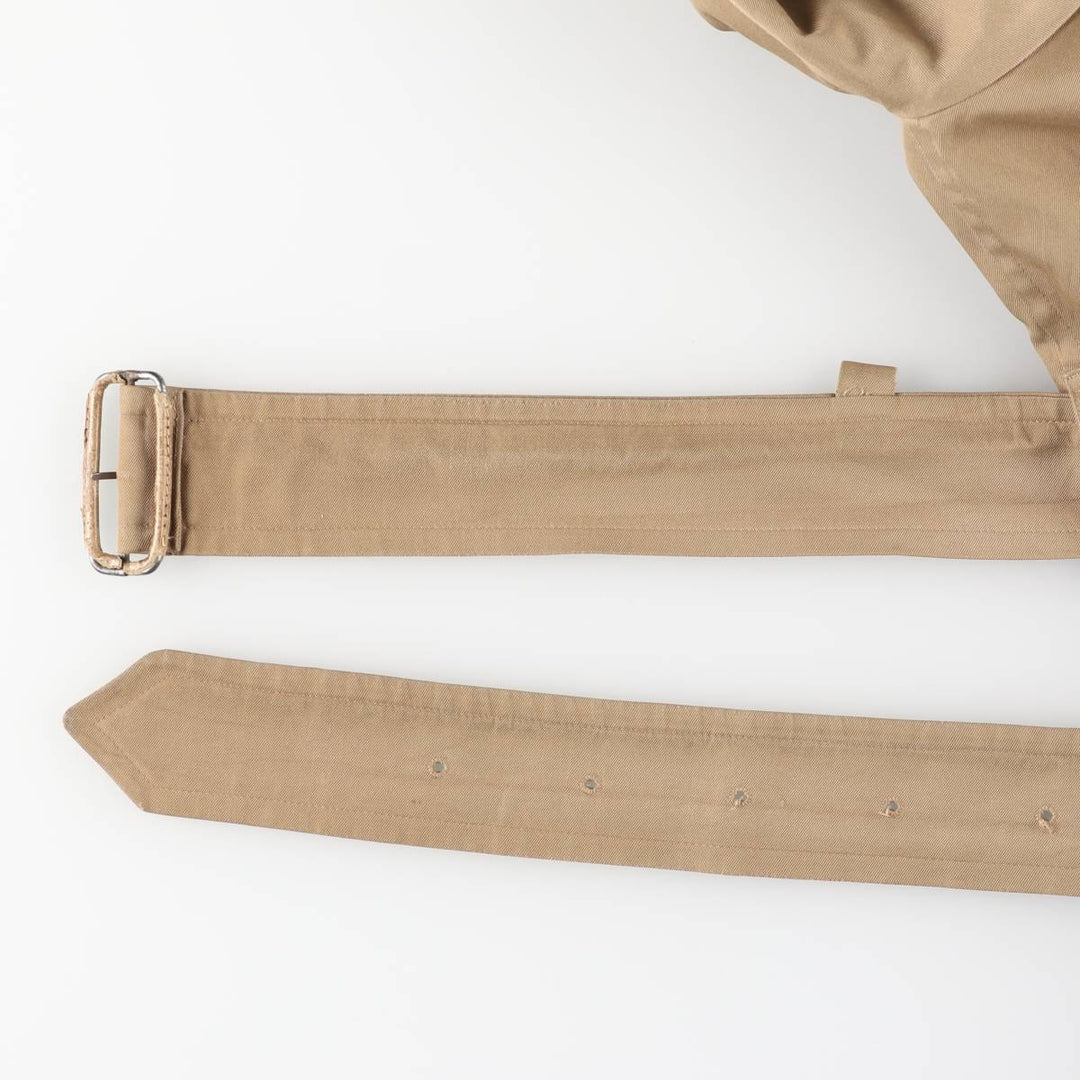 Burberry's trench coat, made in England, size L polyester Beige type Vintage Second Hand