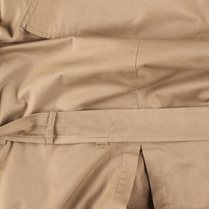 Burberry's trench coat, made in England, size L polyester Beige type Vintage Second Hand