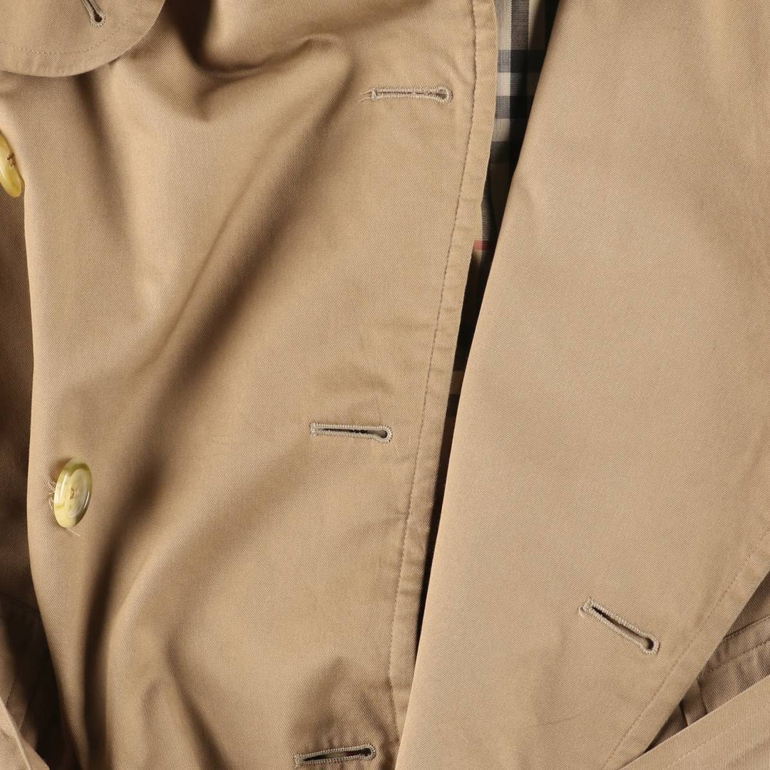 Burberry's trench coat, made in England, size L polyester Beige type Vintage Second Hand