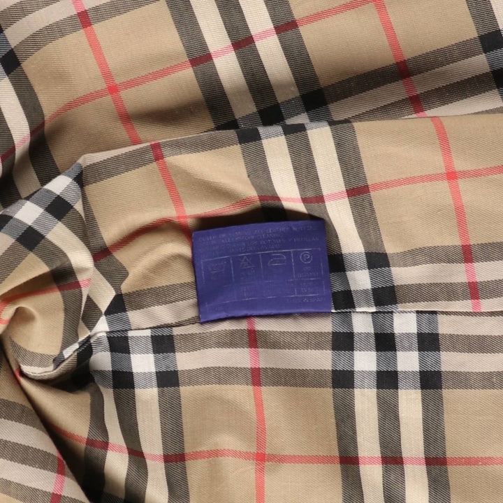 Burberry's Balmacaan Coat, Made in Spain, Men's Size Small polyester Beige type Vintage Second Hand