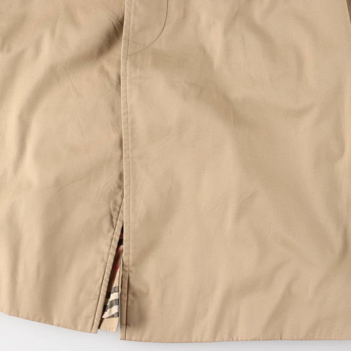 Burberry's Balmacaan Coat, Made in Spain, Men's Size Small polyester Beige type Vintage Second Hand