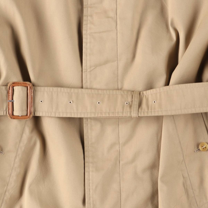 Burberry's Balmacaan Coat, Made in Spain, Men's Size Small polyester Beige type Vintage Second Hand