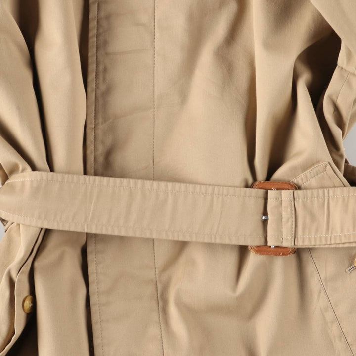 Burberry's Balmacaan Coat, Made in Spain, Men's Size Small polyester Beige type Vintage Second Hand