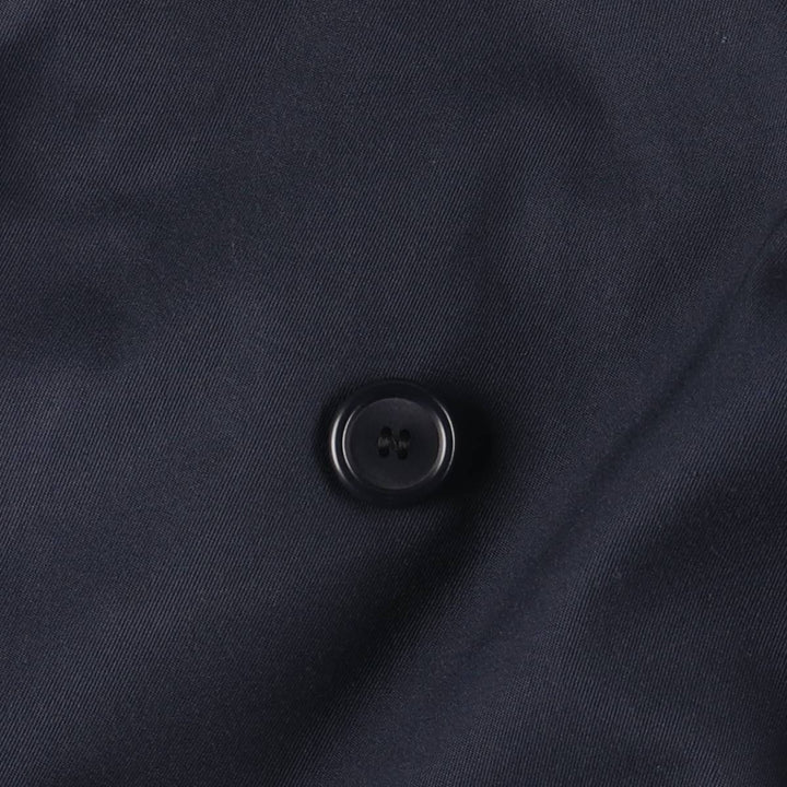 Burberry's LONDON trench coat, made in England, size L for men polyester navy blue type Vintage Second Hand