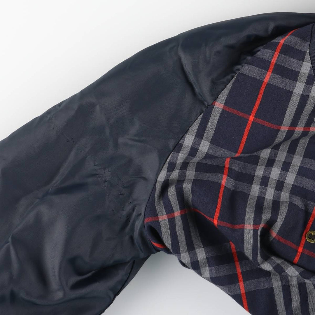 Burberry's LONDON trench coat, made in England, size L for men polyester navy blue type Vintage Second Hand