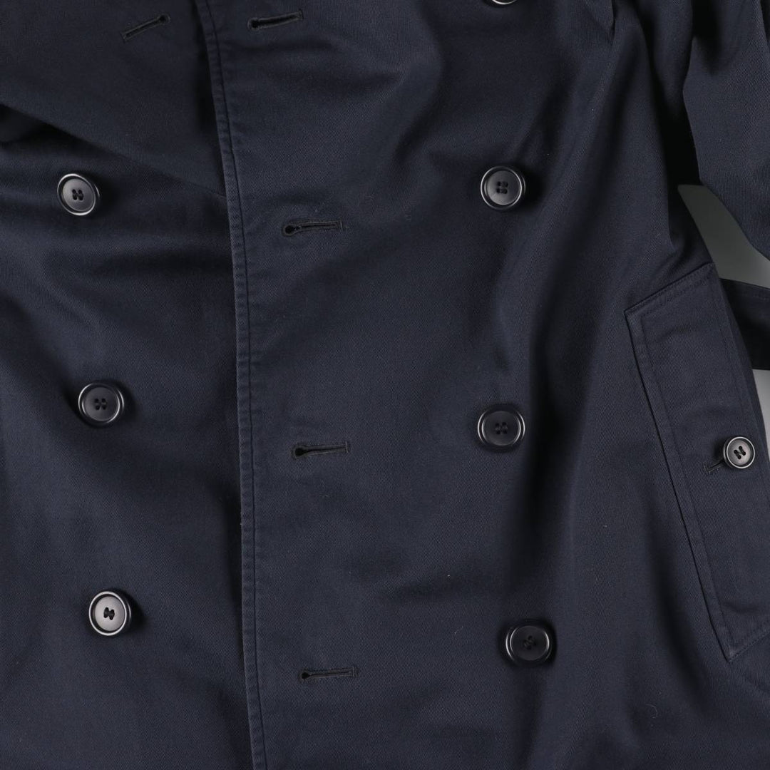 Burberry's LONDON trench coat, made in England, size L for men polyester navy blue type Vintage Second Hand