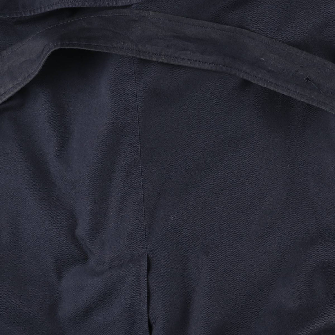 Burberry's LONDON trench coat, made in England, size L for men polyester navy blue type Vintage Second Hand