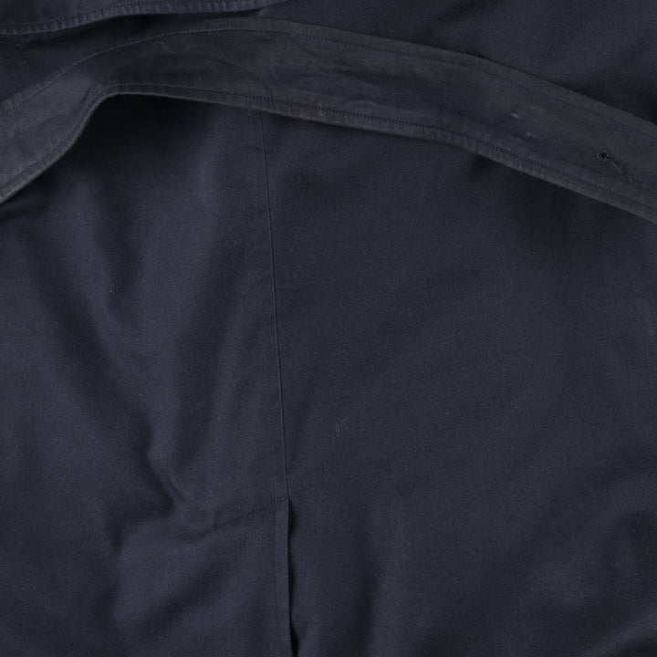 Burberry's LONDON trench coat, made in England, size L for men polyester navy blue type Vintage Second Hand
