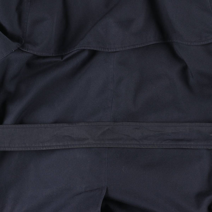 Burberry's LONDON trench coat, made in England, size L for men polyester navy blue type Vintage Second Hand