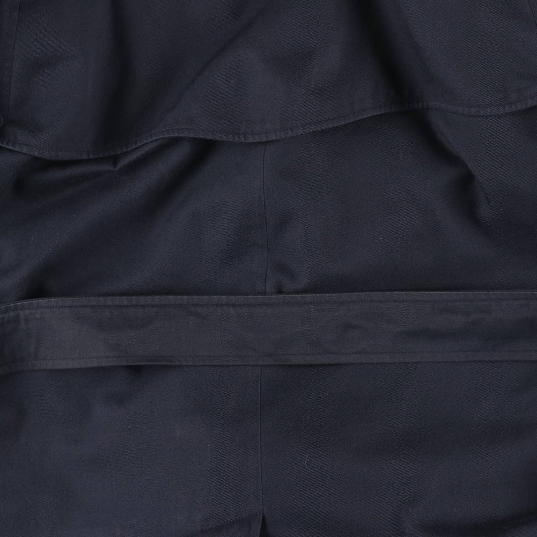 Burberry's LONDON trench coat, made in England, size L for men polyester navy blue type Vintage Second Hand