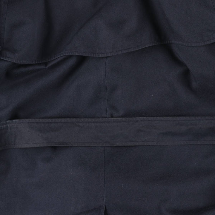 Burberry's LONDON trench coat, made in England, size L for men polyester navy blue type Vintage Second Hand