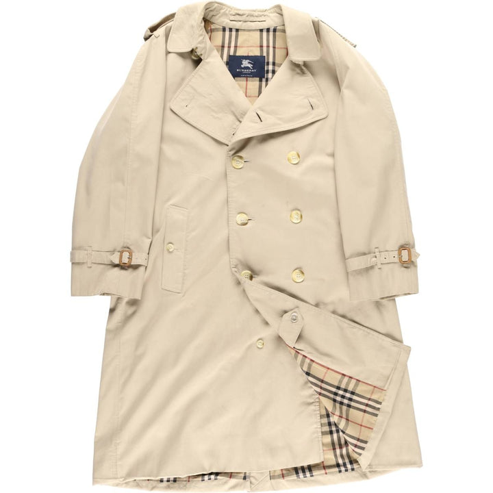 Burberry's LONDON trench coat, made in England, size M for men polyester Beige type Vintage Second Hand