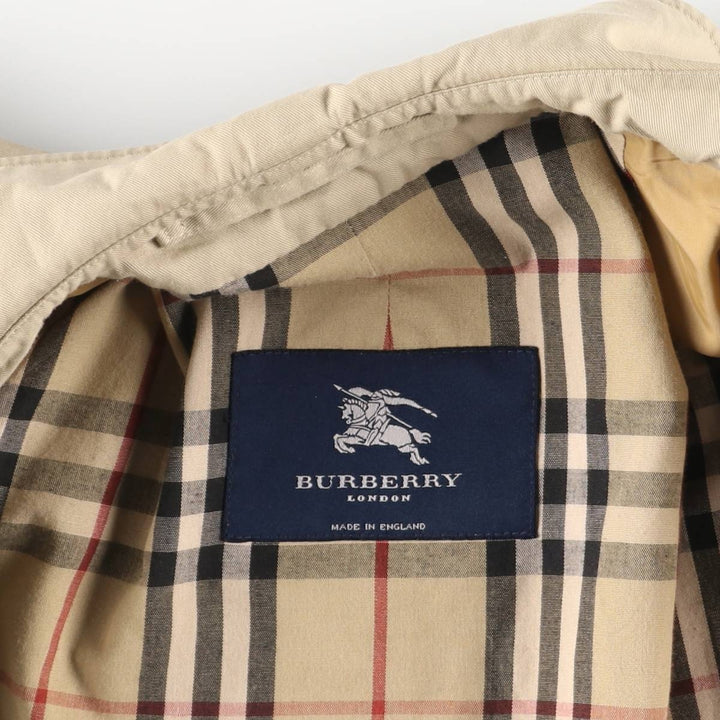 Burberry's LONDON trench coat, made in England, size M for men polyester Beige type Vintage Second Hand