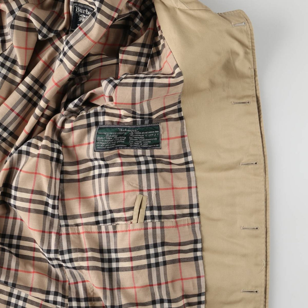 Burberry's Balmacaan coat, men's XL size unclear Beige type Vintage Second Hand