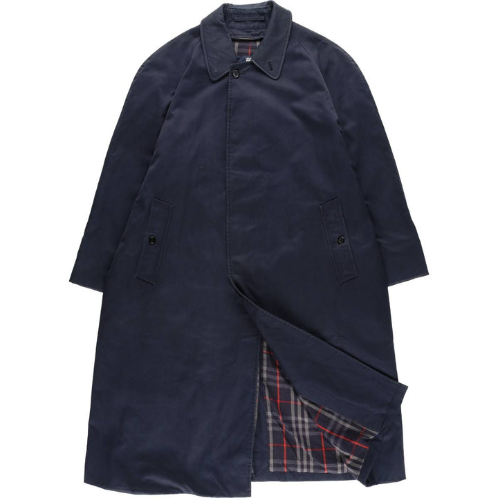 Burberry's BURBERRY LONDON Balmacaan Coat (Men's Size S) cotton navy blue type Vintage Second Hand
