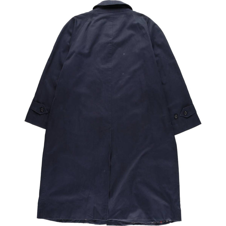 Burberry's BURBERRY LONDON Balmacaan Coat (Men's Size S) cotton navy blue type Vintage Second Hand