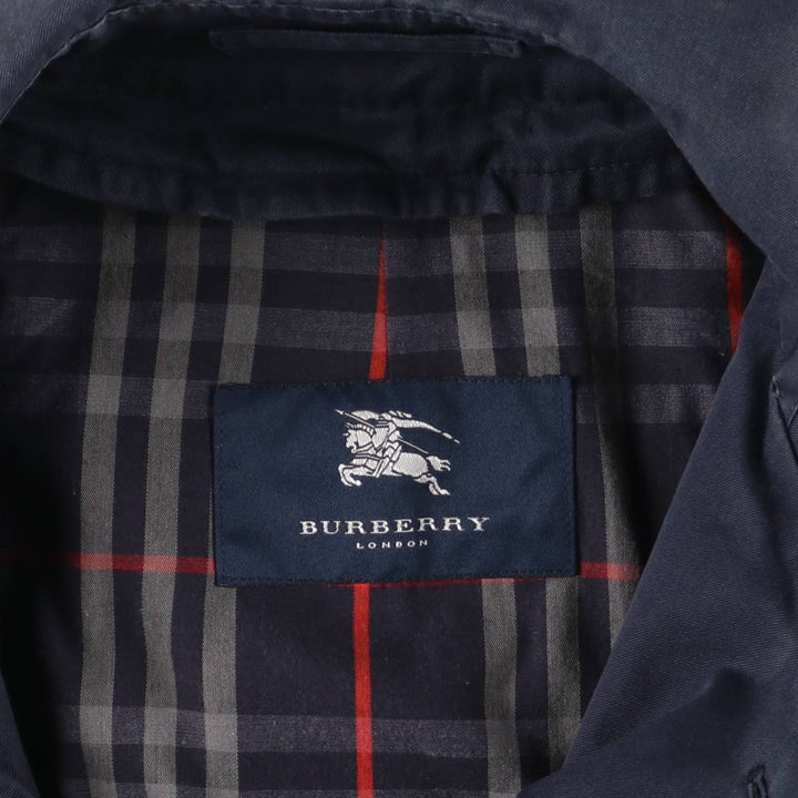Burberry's BURBERRY LONDON Balmacaan Coat (Men's Size S) cotton navy blue type Vintage Second Hand