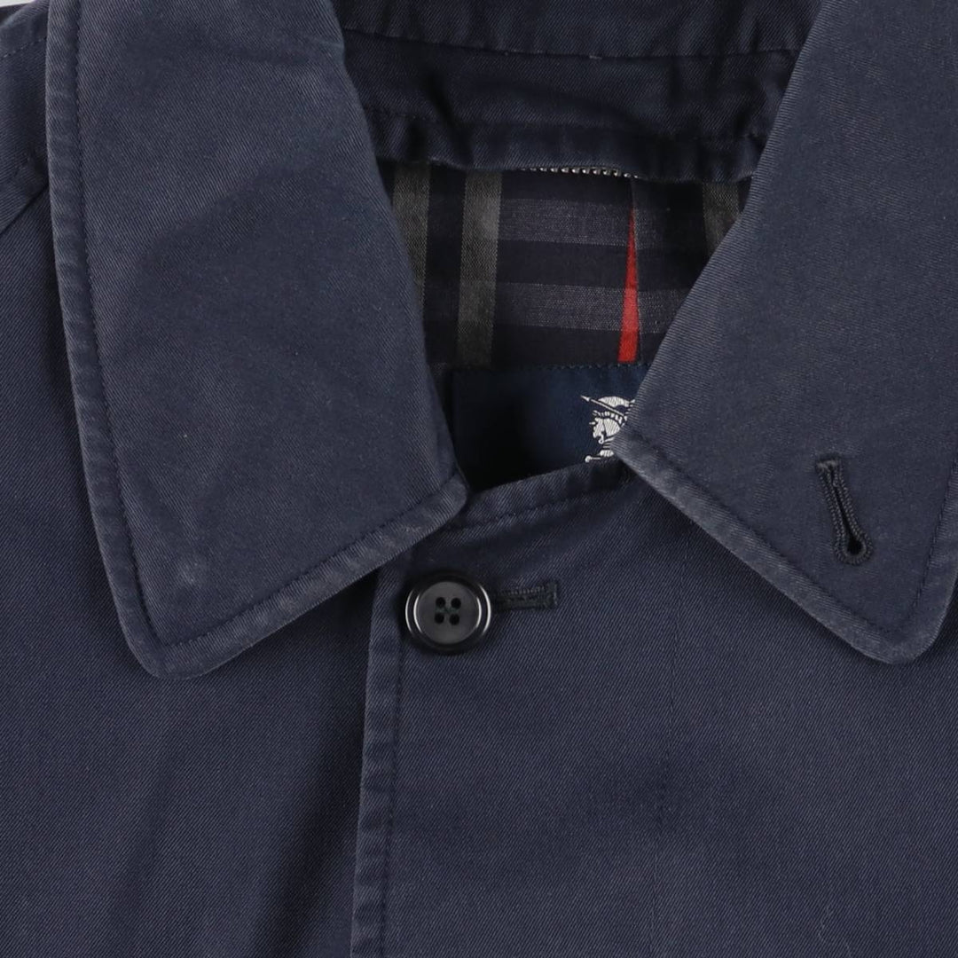 Burberry's BURBERRY LONDON Balmacaan Coat (Men's Size S) cotton navy blue type Vintage Second Hand