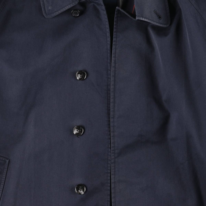 Burberry's BURBERRY LONDON Balmacaan Coat (Men's Size S) cotton navy blue type Vintage Second Hand