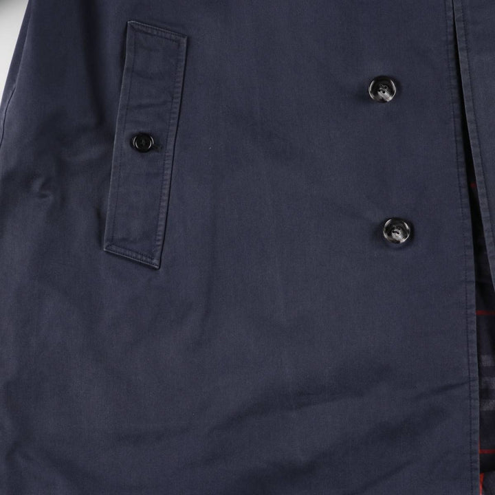 Burberry's BURBERRY LONDON Balmacaan Coat (Men's Size S) cotton navy blue type Vintage Second Hand