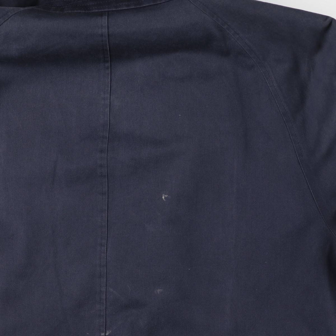 Burberry's BURBERRY LONDON Balmacaan Coat (Men's Size S) cotton navy blue type Vintage Second Hand