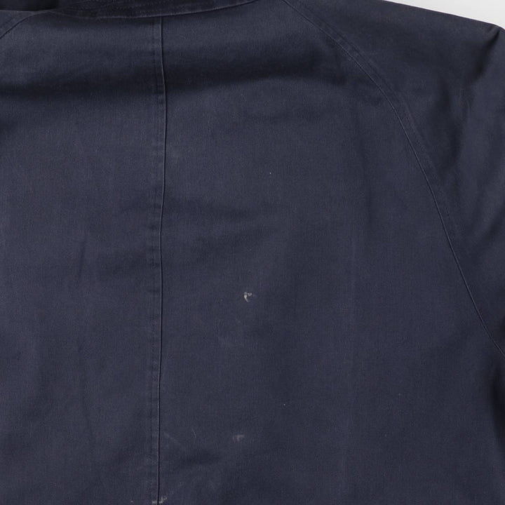 Burberry's BURBERRY LONDON Balmacaan Coat (Men's Size S) cotton navy blue type Vintage Second Hand