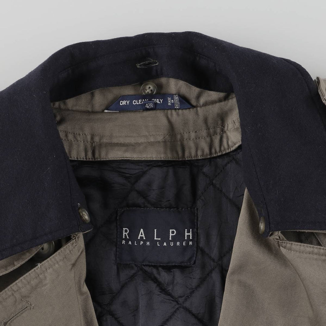 Ralph Lauren RALPH trench coat, men's size M cotton brown type Vintage Second Hand