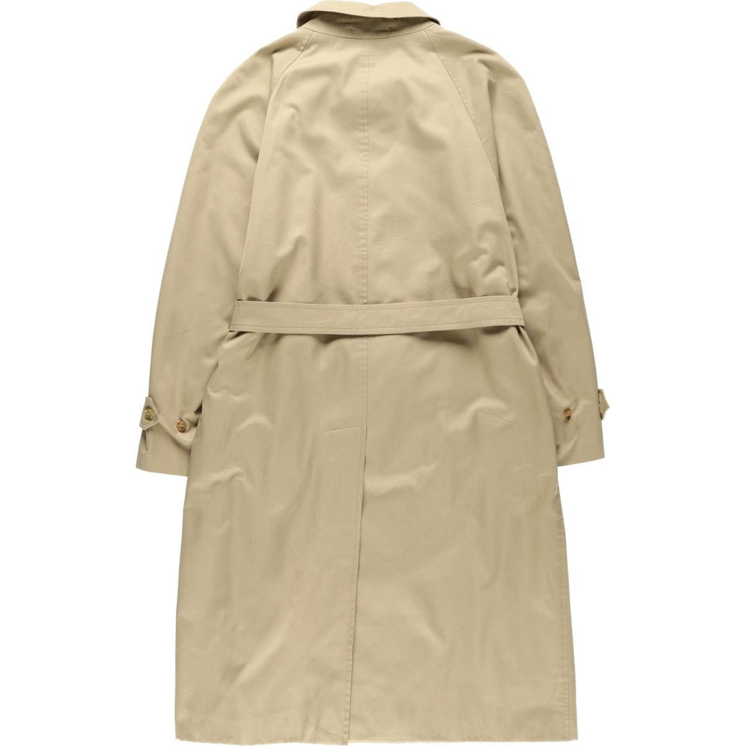 Burberry's Balmacaan coat, men's size M polyester Beige type Vintage Second Hand