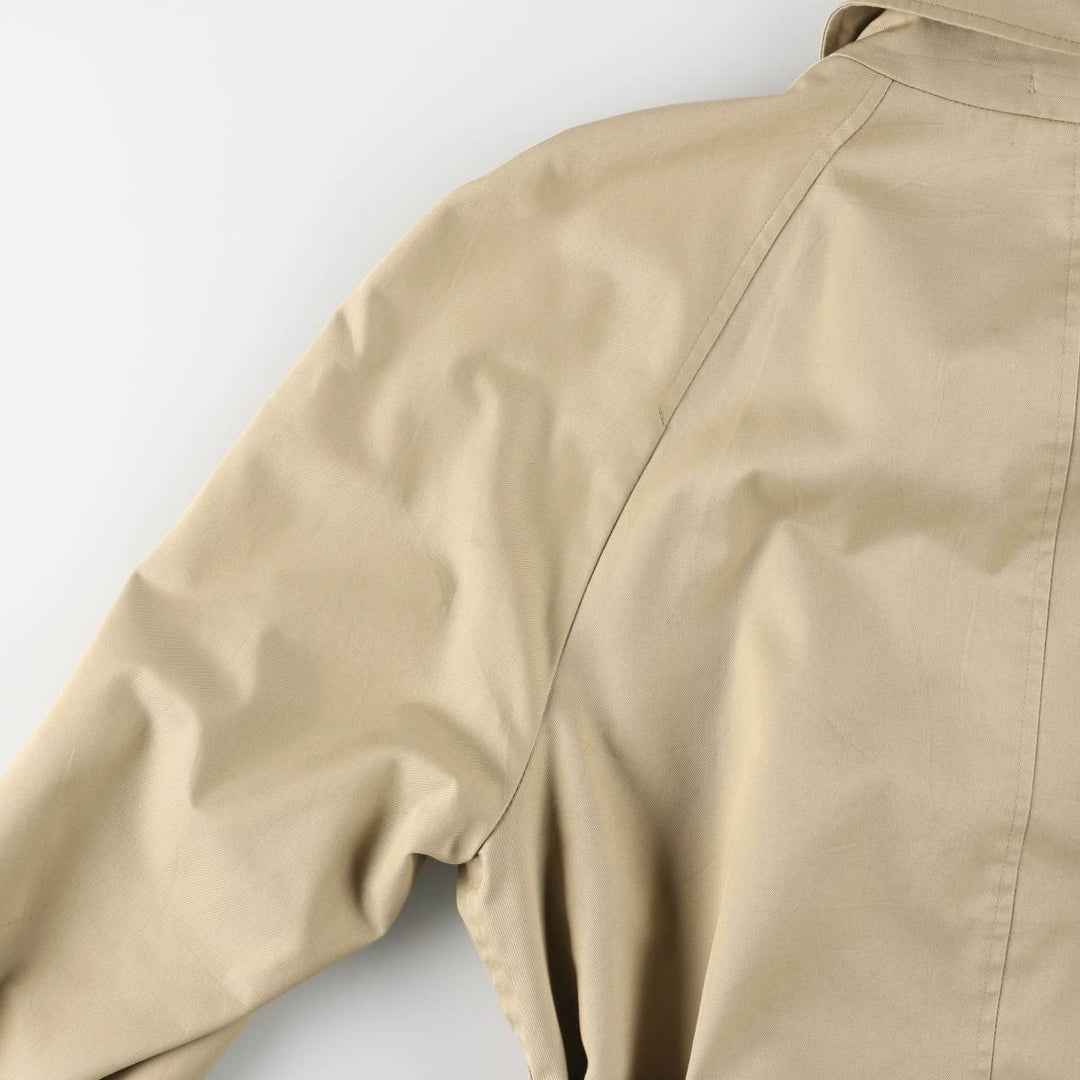 Burberry's Balmacaan coat, men's size M polyester Beige type Vintage Second Hand