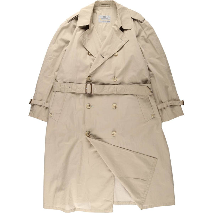 Aquascutum trench coat, made in England, men's size XL (approx.), vintage. cotton Beige type Vintage Second Hand